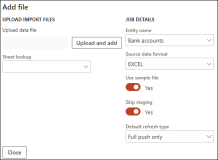The Add file page